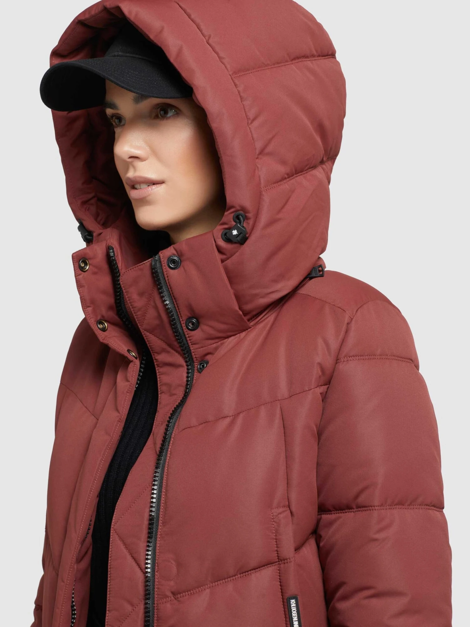Khujo Manteaux Dhiver Manteau D’hiver Limetta Femme Rouge Rouille 6 Khujo Manteaux Dhiver Manteau D’hiver Limetta Femme Rouge Rouille - Image 6