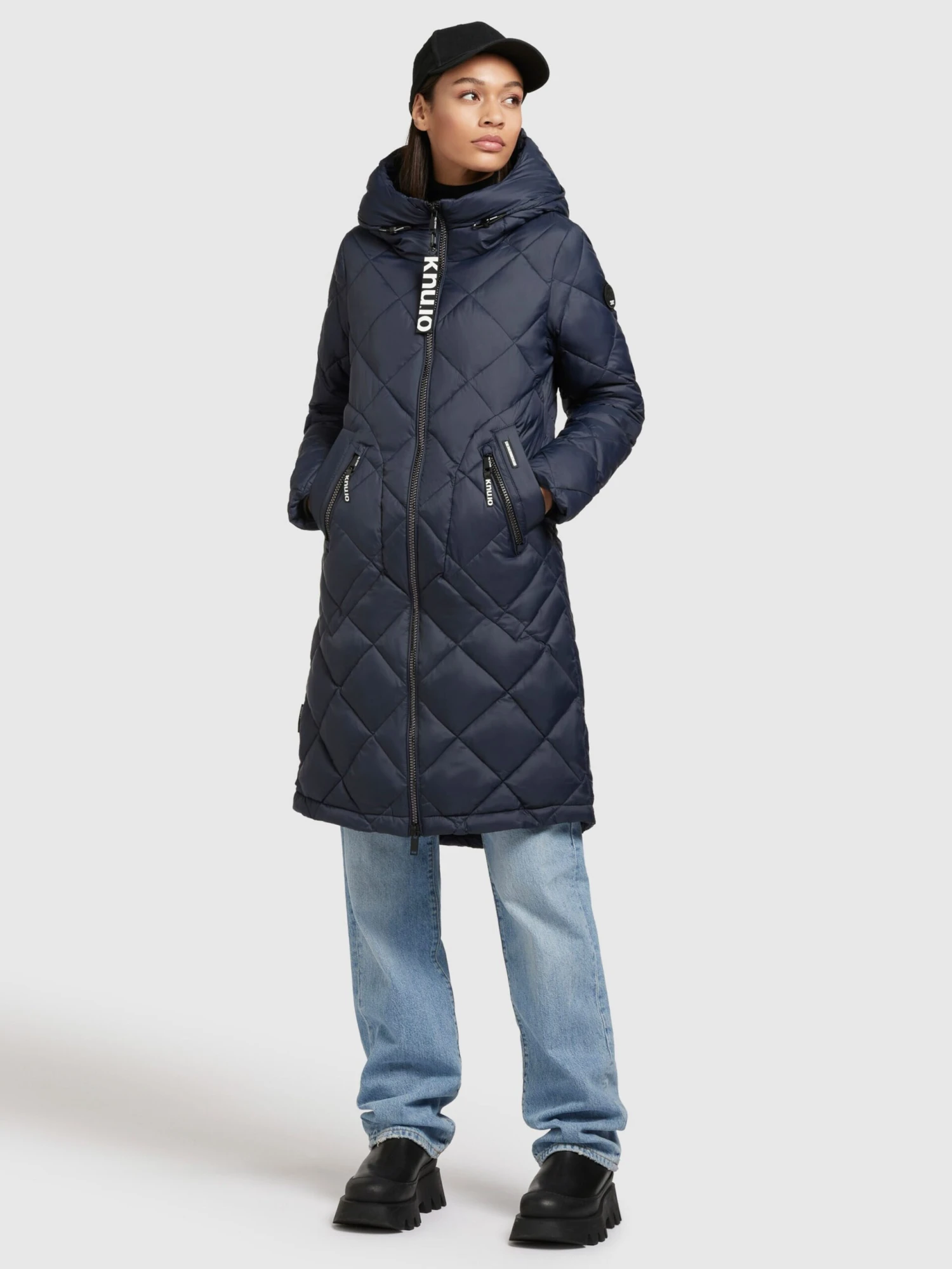 Khujo Manteaux De Mi-saison Manteau Mi-saison Zarita Femme Bleu Foncé 3 Khujo Manteaux De Mi-saison Manteau Mi-saison Zarita Femme Bleu Foncé - Image 3