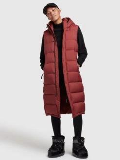 Khujo Vestes Sans Manches Gilet Magneta Femme Rouge Rouille 13 Khujo Vestes Sans Manches Gilet Magneta Femme Rouge Rouille -Khujo Boutique a27c322c2ea6e3877668272e30dff66a