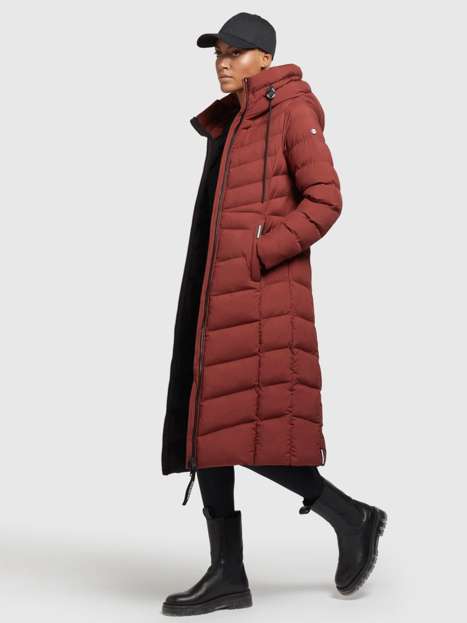 Khujo Manteaux Dhiver Manteau D’hiver Ingram Femme Rouge Rouille 5 Khujo Manteaux Dhiver Manteau D’hiver Ingram Femme Rouge Rouille - Image 5