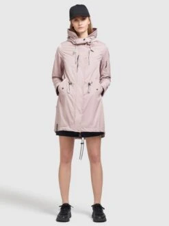 Khujo Parkas Parka Mi-saison DAYES Femme Rose 12 Khujo Parkas Parka Mi-saison DAYES Femme Rose -Khujo Boutique a44beb1b59b255a3aa4014d36174a5df