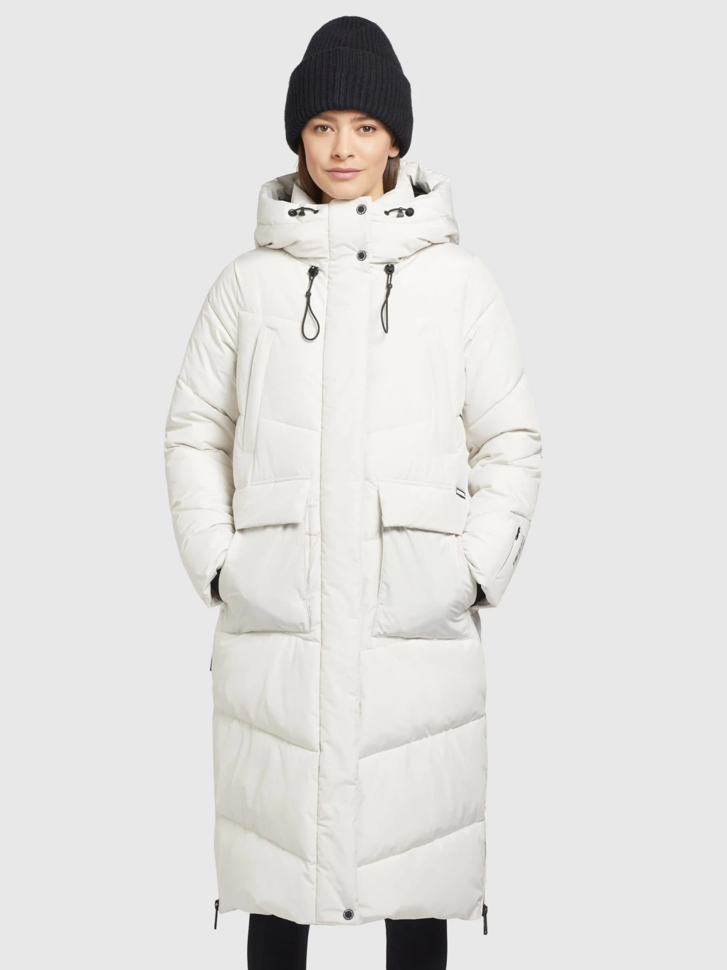 Khujo Manteaux Dhiver Manteau D’hiver Elvita Femme Blanc Cassé 2 Khujo Manteaux Dhiver Manteau D’hiver Elvita Femme Blanc Cassé - Image 2