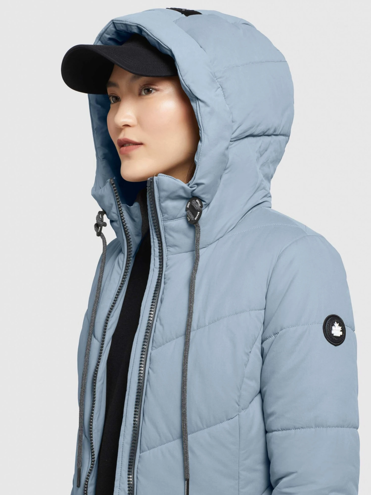 Khujo Manteaux Dhiver Manteau D’hiver Aribay 3 Femme Bleu-gris 7 Khujo Manteaux Dhiver Manteau D’hiver Aribay 3 Femme Bleu-gris - Image 7