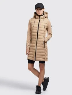 Khujo Manteaux Dhiver Manteau D’hiver RUTH MATT Femme Beige -Khujo Boutique a591c186df15bb1dd69d08c2f89a02f9