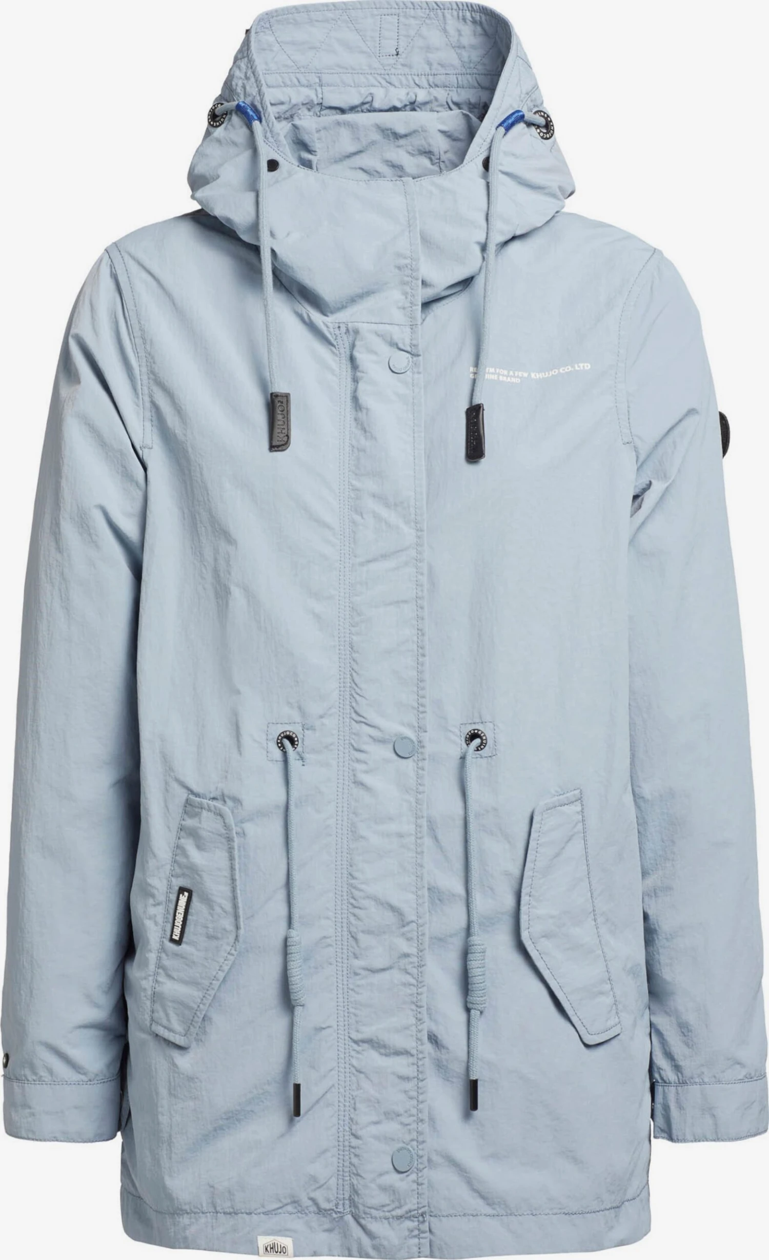Khujo Vestes De Mi-saison Veste Mi-saison CAIMA Femme Bleu Clair 1 Khujo Vestes De Mi-saison Veste Mi-saison CAIMA Femme Bleu Clair