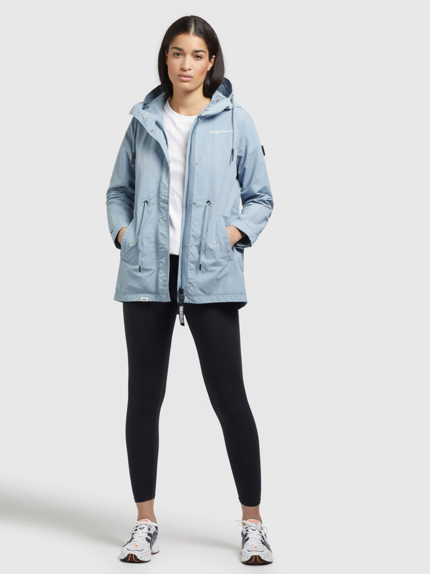 Khujo Vestes De Mi-saison Veste Mi-saison CAIMA Femme Bleu Clair 5 Khujo Vestes De Mi-saison Veste Mi-saison CAIMA Femme Bleu Clair - Image 5