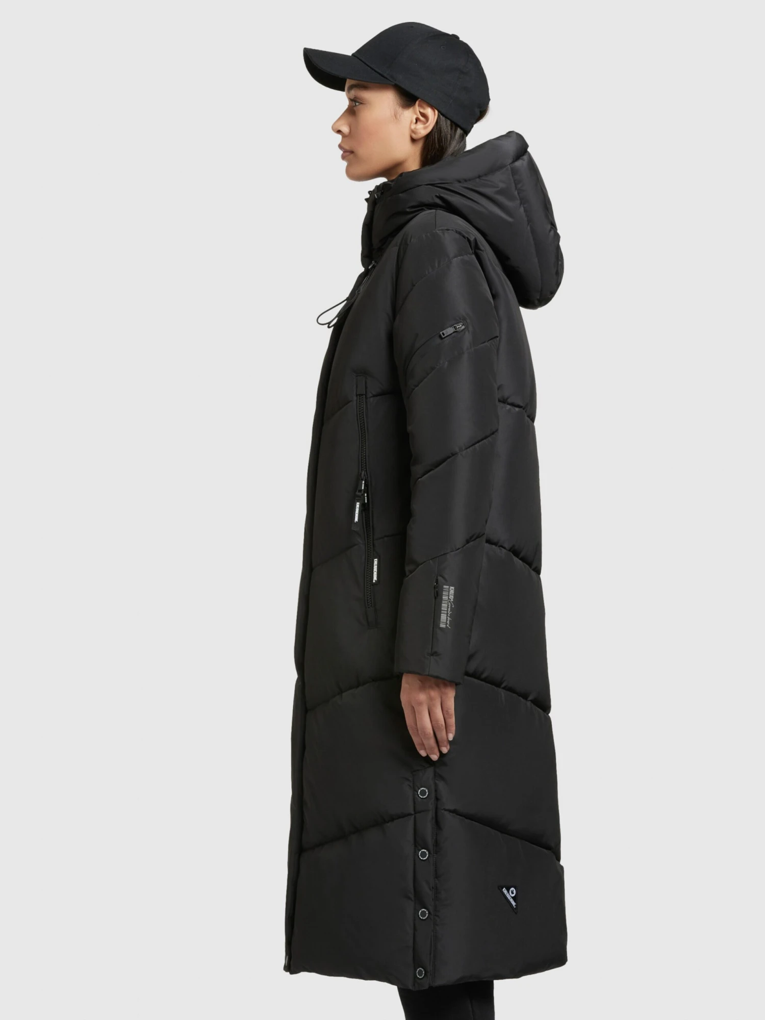 Khujo Manteaux De Mi-saison Manteau Mi-saison Sonje3 Femme Noir 5 Khujo Manteaux De Mi-saison Manteau Mi-saison Sonje3 Femme Noir - Image 5