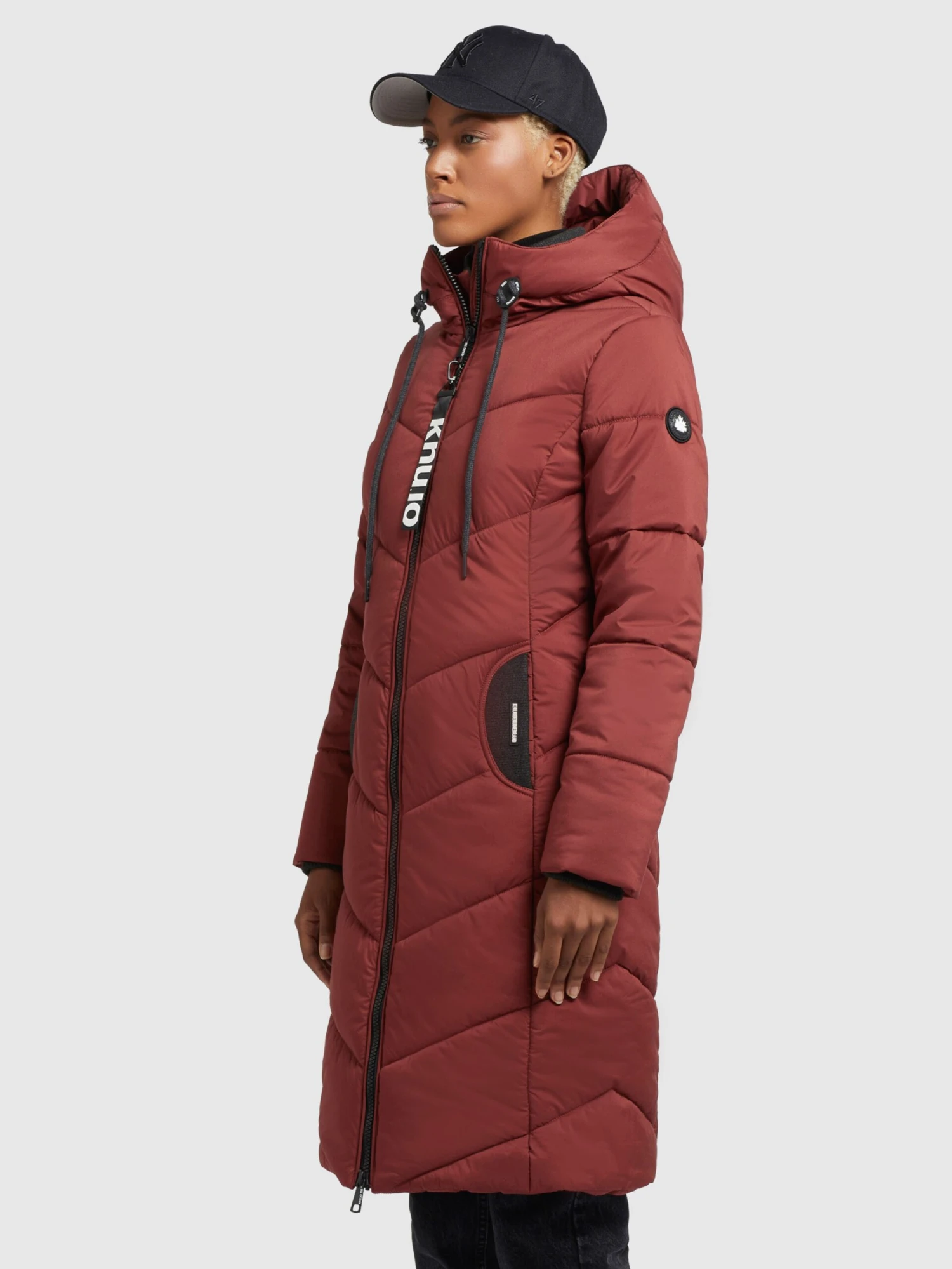 Khujo Manteaux De Mi-saison Manteau Mi-saison Aribay Femme Rouge Rouille 5 Khujo Manteaux De Mi-saison Manteau Mi-saison Aribay Femme Rouge Rouille - Image 5