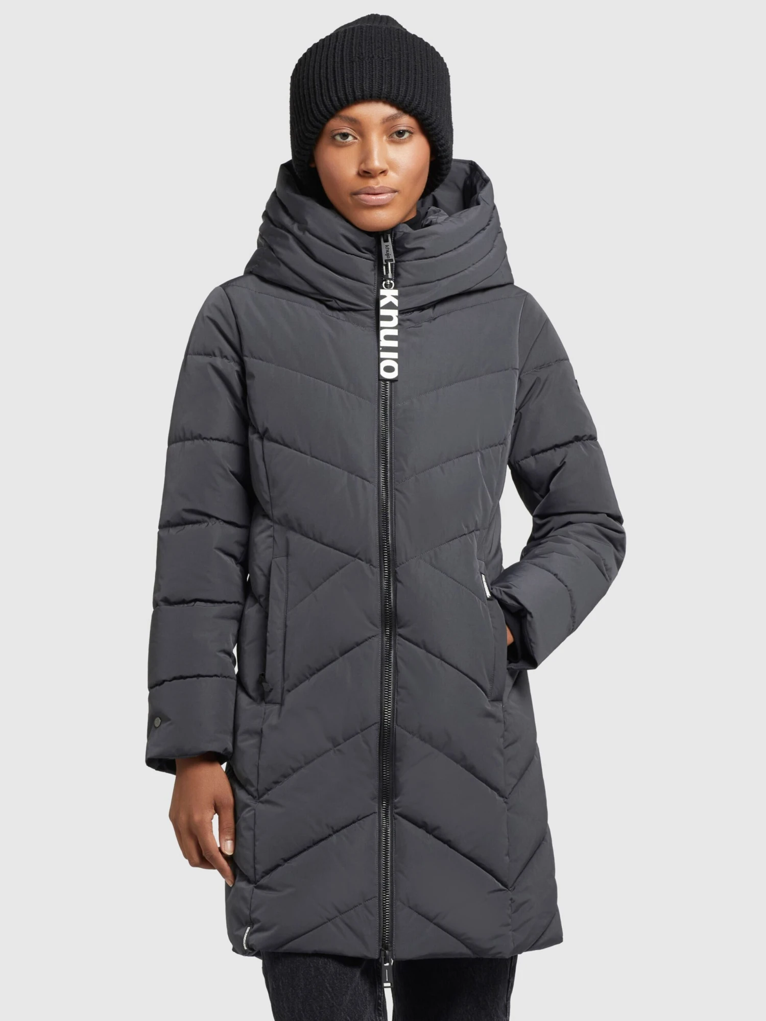 Khujo Manteaux Dhiver Manteau D’hiver Formin Femme Graphite 2 Khujo Manteaux Dhiver Manteau D’hiver Formin Femme Graphite - Image 2