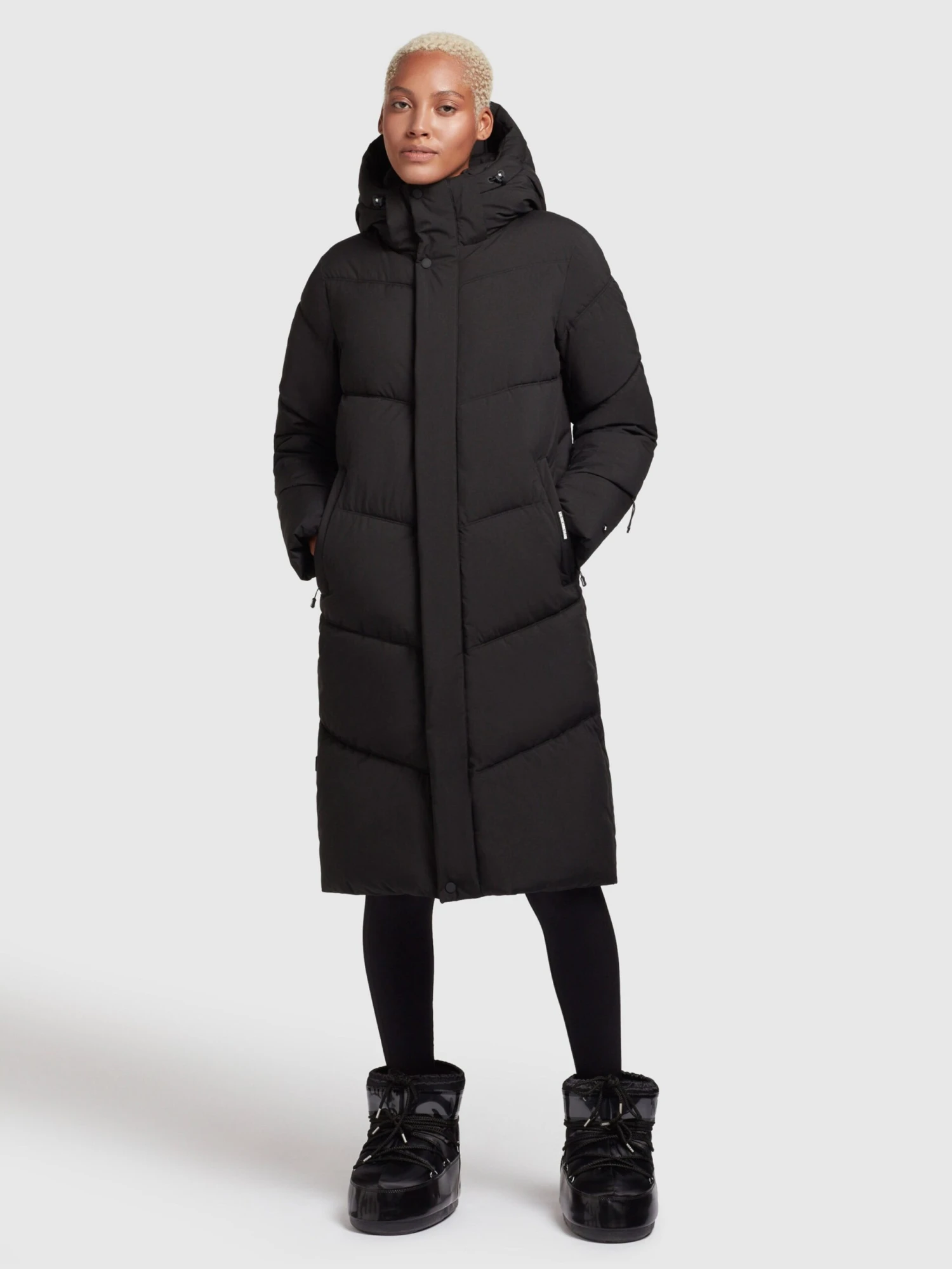Khujo Manteaux Dhiver Manteau D’hiver Torino2 Femme Noir 3 Khujo Manteaux Dhiver Manteau D’hiver Torino2 Femme Noir - Image 3