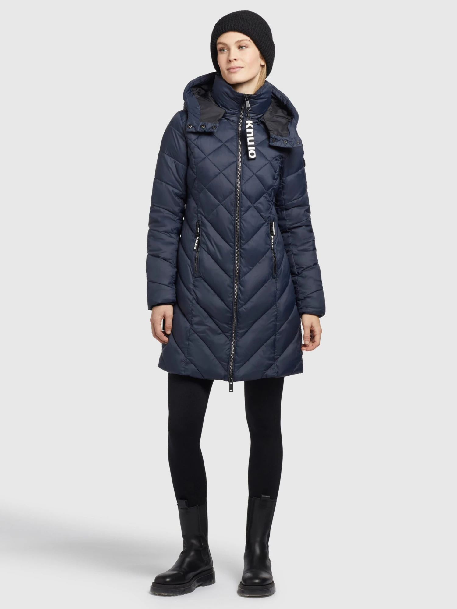 Khujo Manteaux De Mi-saison Manteau Mi-saison Aneth Femme Bleu Marine 6 Khujo Manteaux De Mi-saison Manteau Mi-saison Aneth Femme Bleu Marine - Image 6