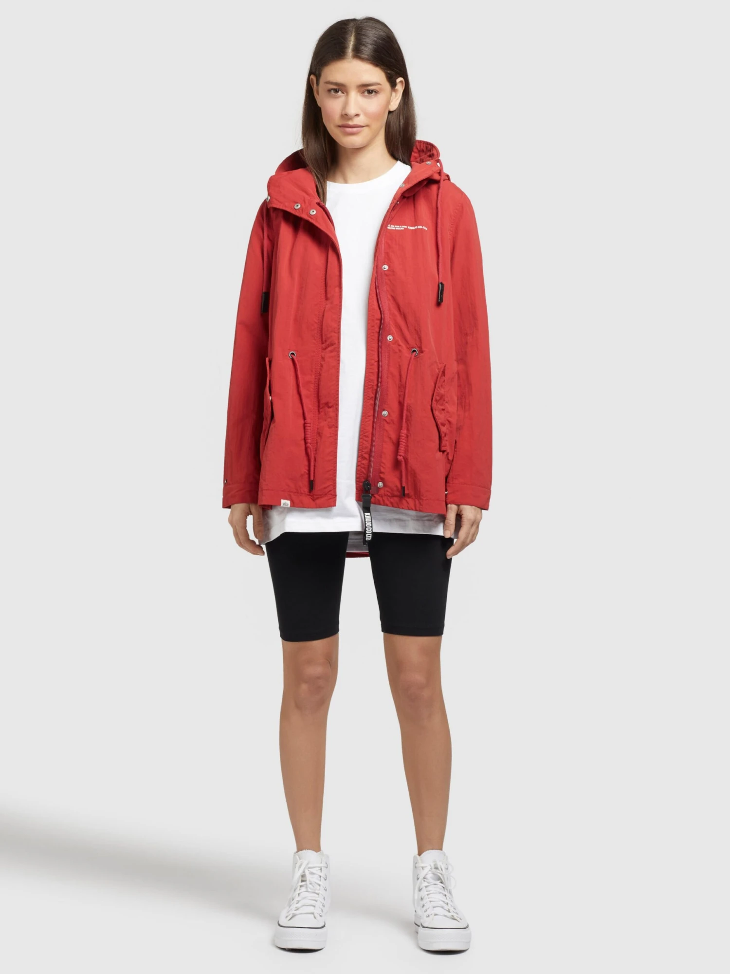 Khujo Vestes De Mi-saison Veste Mi-saison CAIMA Femme Rouge 3 Khujo Vestes De Mi-saison Veste Mi-saison CAIMA Femme Rouge - Image 3