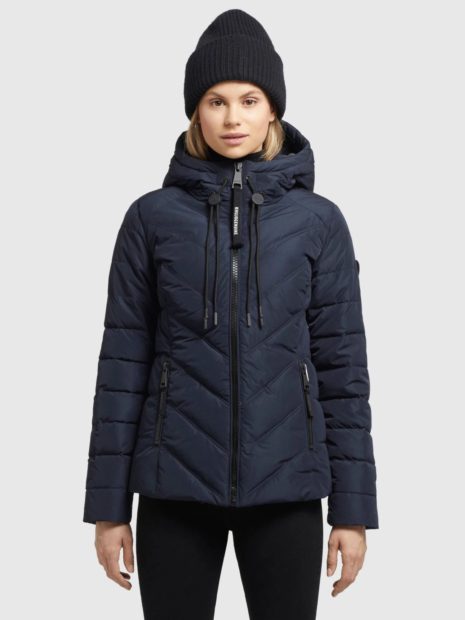 Khujo Vestes De Mi-saison Veste Mi-saison Stern Femme Bleu Foncé 2 Khujo Vestes De Mi-saison Veste Mi-saison Stern Femme Bleu Foncé - Image 2