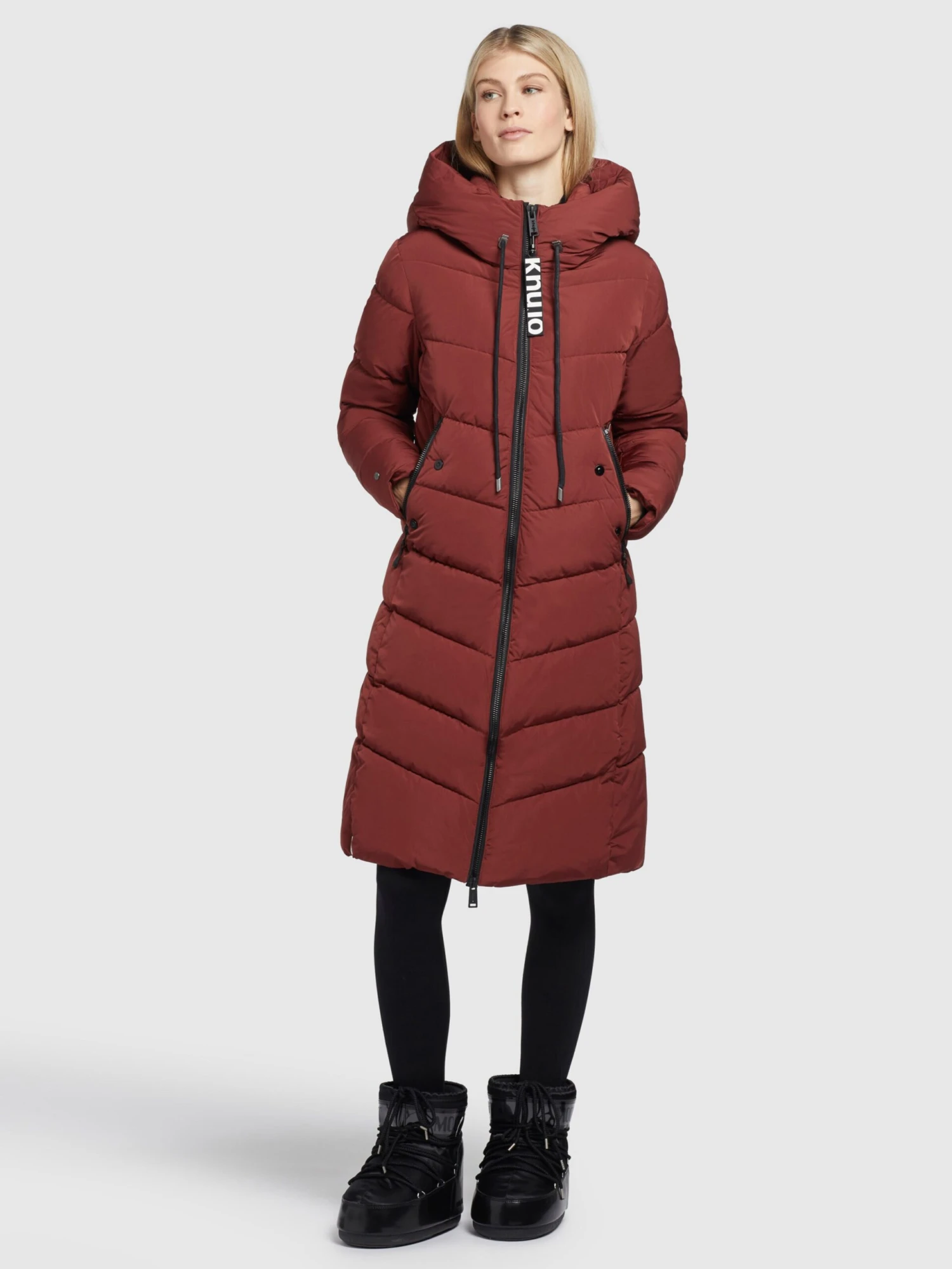 Khujo Manteaux De Mi-saison Manteau Mi-saison Klayd Femme Rouge Foncé 6 Khujo Manteaux De Mi-saison Manteau Mi-saison Klayd Femme Rouge Foncé - Image 6