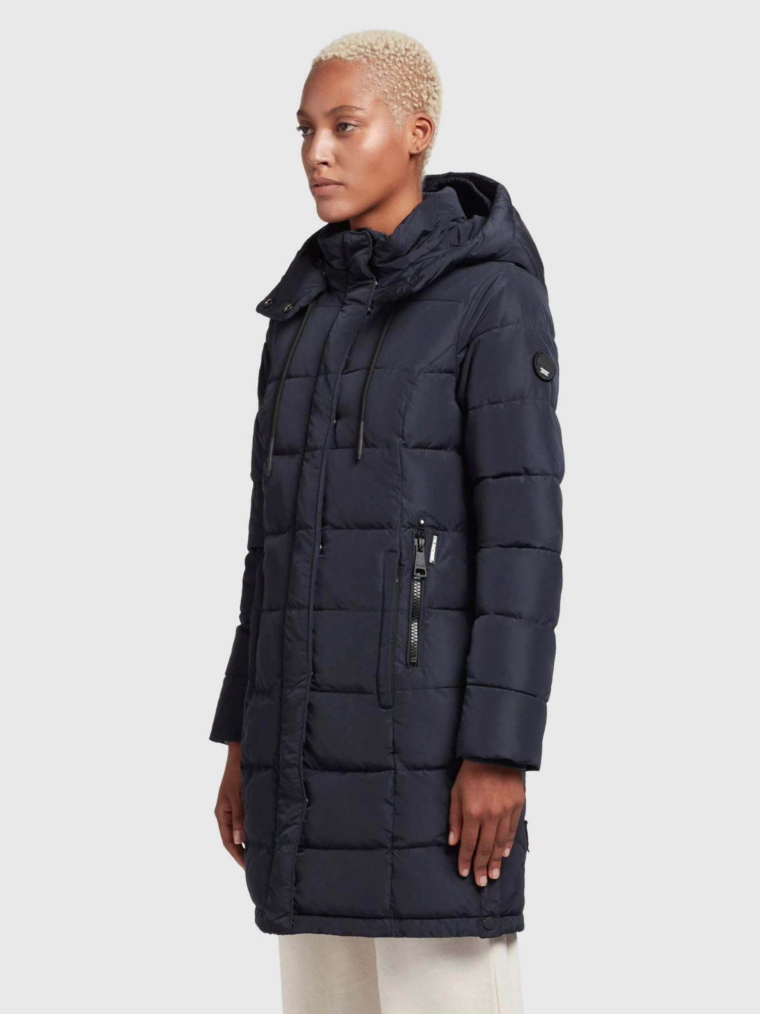 Khujo Manteaux Courts Manteau D’hiver Cups Femme Marine 5 Khujo Manteaux Courts Manteau D’hiver Cups Femme Marine - Image 5