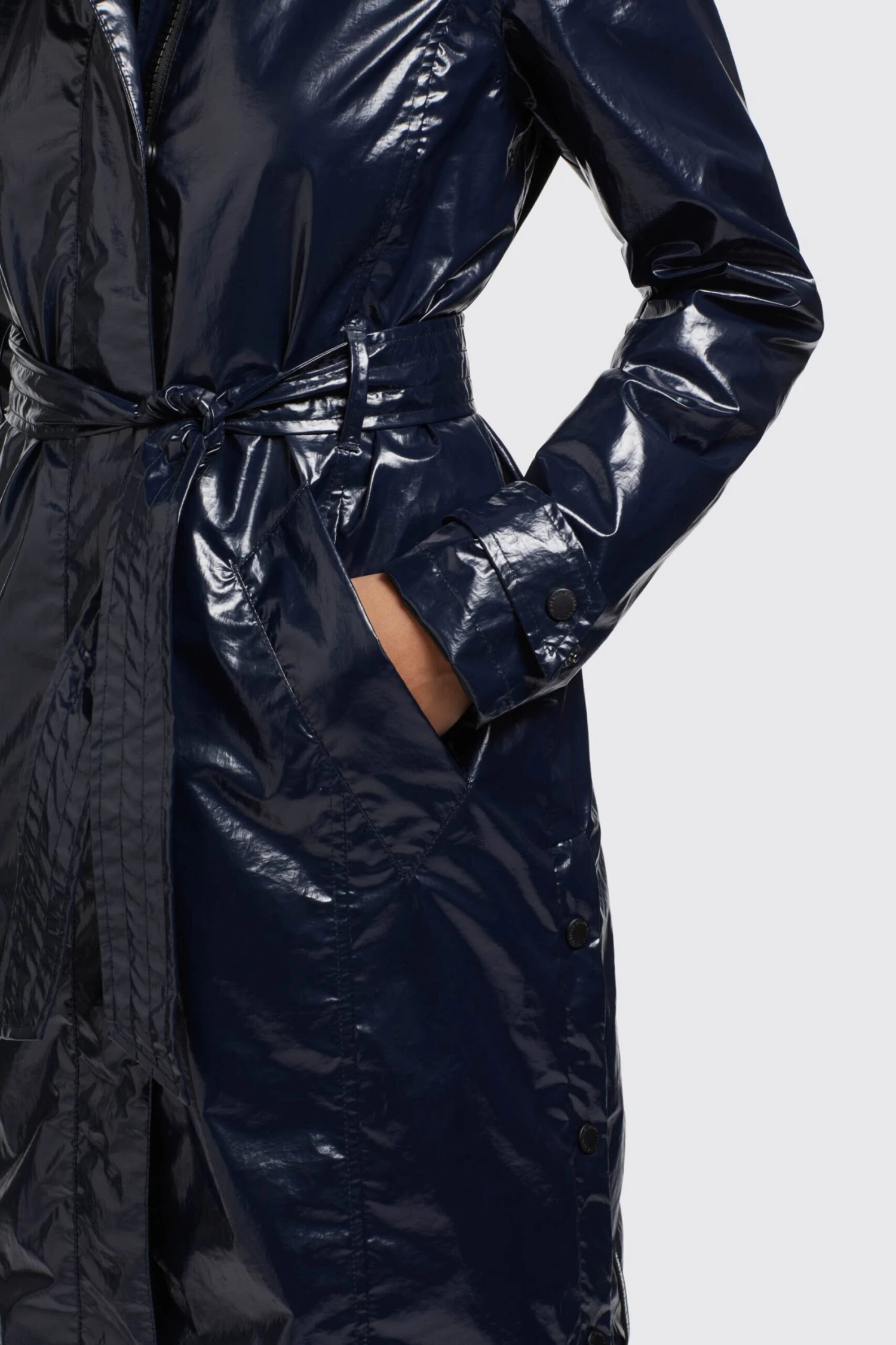 Khujo Manteaux De Pluie Manteau Mi-saison Alecia Femme Bleu Nuit 8 Khujo Manteaux De Pluie Manteau Mi-saison Alecia Femme Bleu Nuit - Image 8