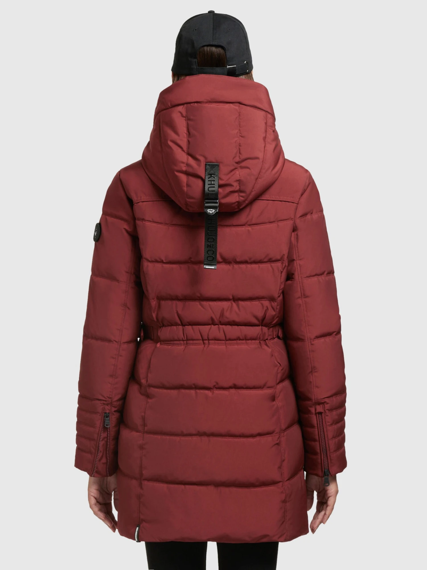 Khujo Manteaux Courts Manteau Mi-saison Amaray 3 Femme Rouge Rubis 4 Khujo Manteaux Courts Manteau Mi-saison Amaray 3 Femme Rouge Rubis - Image 4