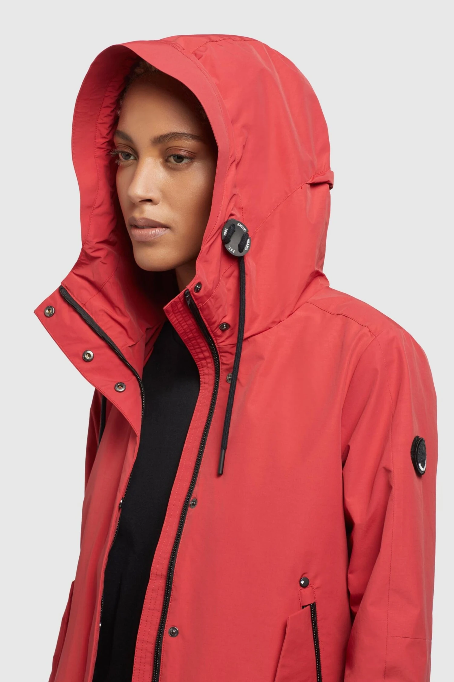 Khujo Vestes De Mi-saison Veste Mi-saison KAYA Femme Rouge 7 Khujo Vestes De Mi-saison Veste Mi-saison KAYA Femme Rouge - Image 7