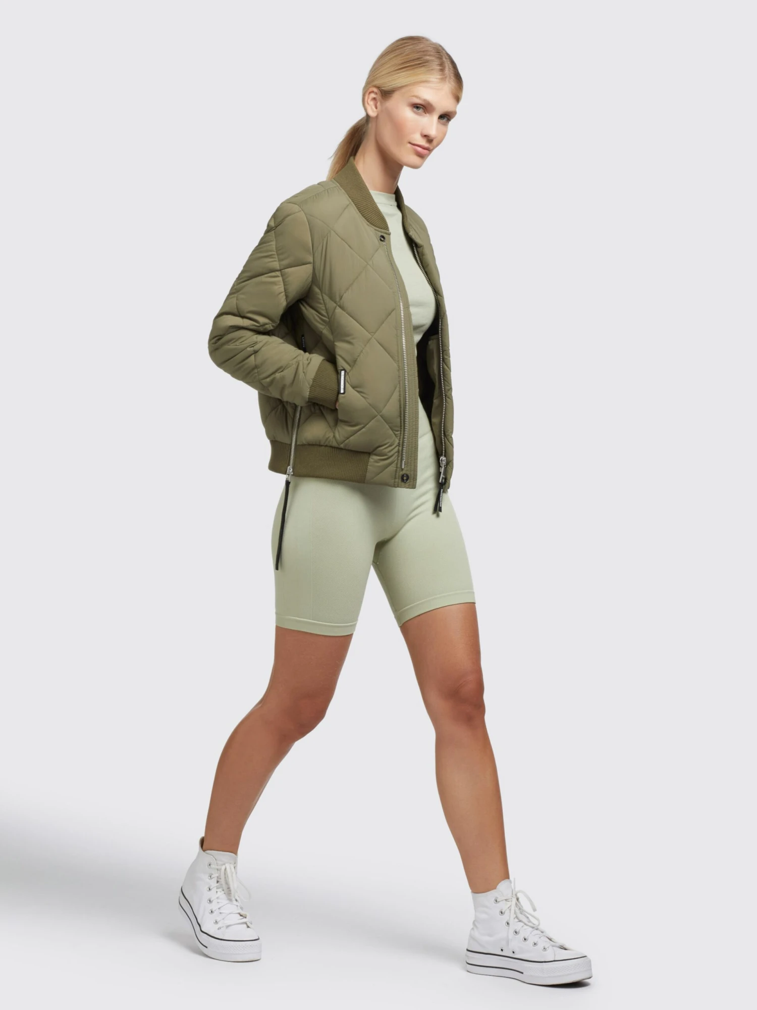 Khujo Vestes De Mi-saison Veste Mi-saison Leona Femme Olive 6 Khujo Vestes De Mi-saison Veste Mi-saison Leona Femme Olive - Image 6