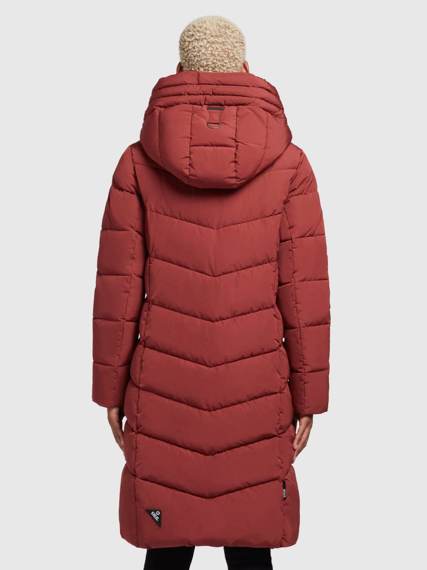 Khujo Manteaux Dhiver Manteau D’hiver Ayleena Femme Rouge Rouille 4 Khujo Manteaux Dhiver Manteau D’hiver Ayleena Femme Rouge Rouille - Image 4