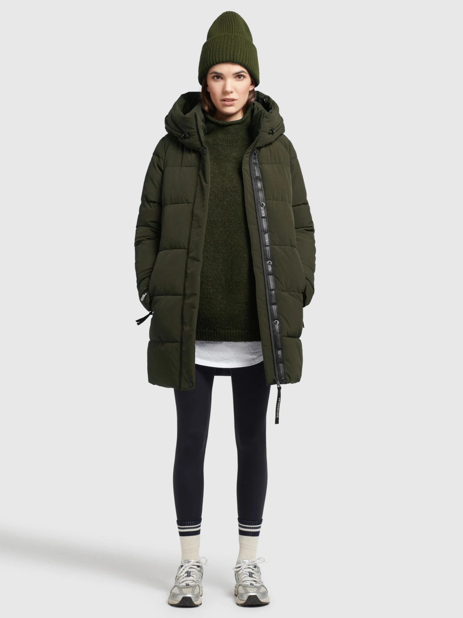 Khujo Manteaux Courts Manteau D’hiver Wente Femme Kaki 6 Khujo Manteaux Courts Manteau D’hiver Wente Femme Kaki - Image 6