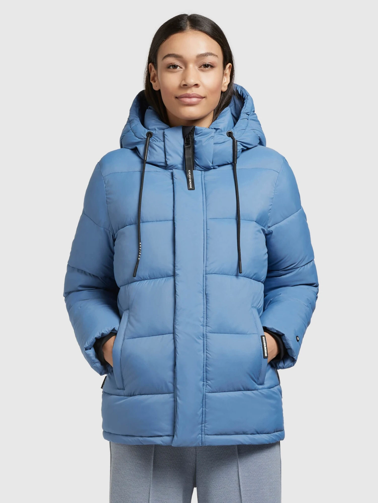 Khujo Vestes Dhiver Veste D’hiver Evona Femme Bleu Ciel 2 Khujo Vestes Dhiver Veste D’hiver Evona Femme Bleu Ciel - Image 2