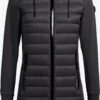 Khujo Manteaux Dhiver Manteau D’hiver Ruth Femme Noir