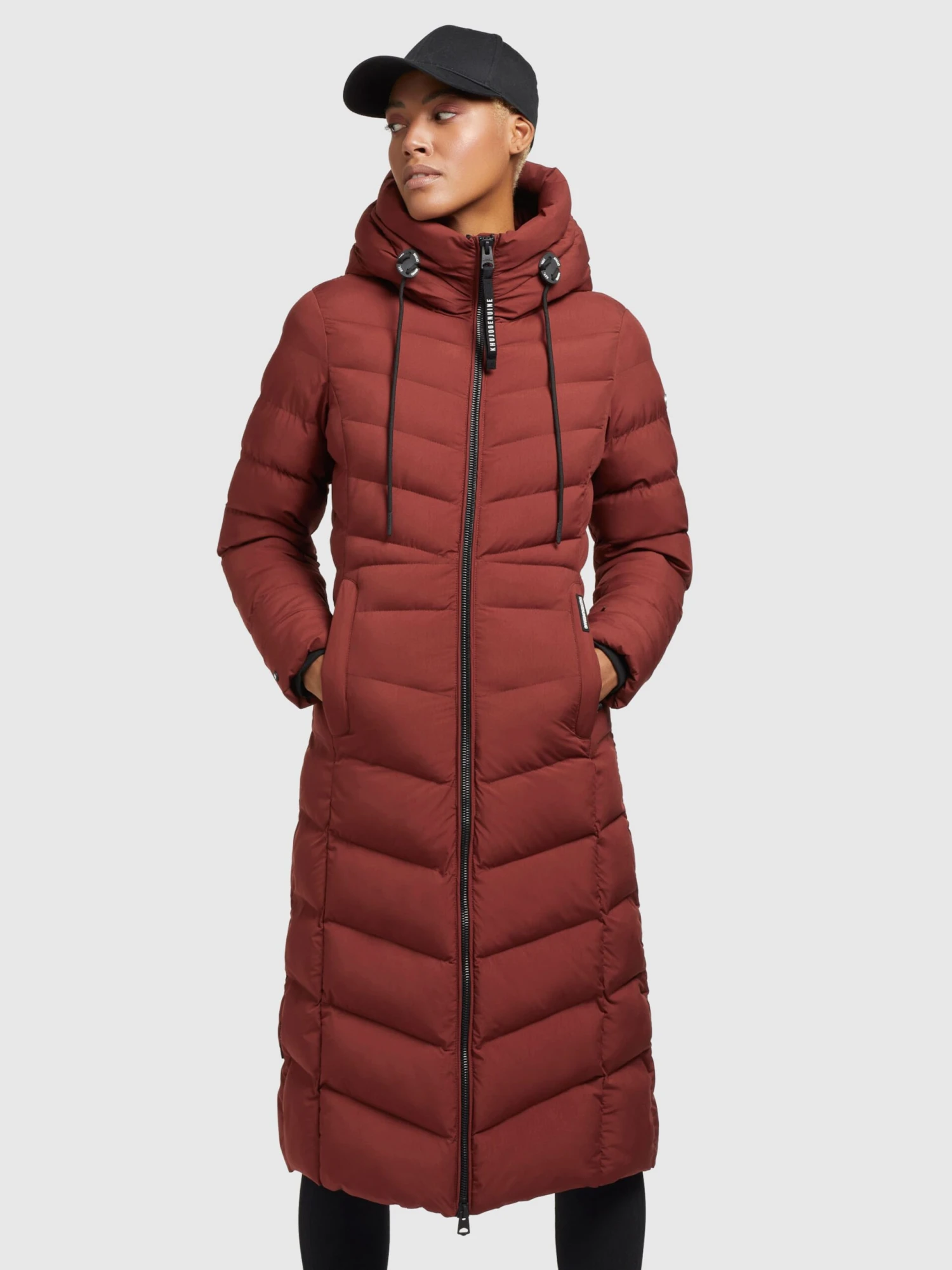 Khujo Manteaux Dhiver Manteau D’hiver Ingram Femme Rouge Rouille 2 Khujo Manteaux Dhiver Manteau D’hiver Ingram Femme Rouge Rouille - Image 2