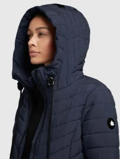 Khujo Vestes Dhiver Veste D’hiver Patt Femme Bleu Foncé 14 Khujo Vestes Dhiver Veste D’hiver Patt Femme Bleu Foncé -Khujo Boutique ac89c66f6161a5209851b96997c0ef32