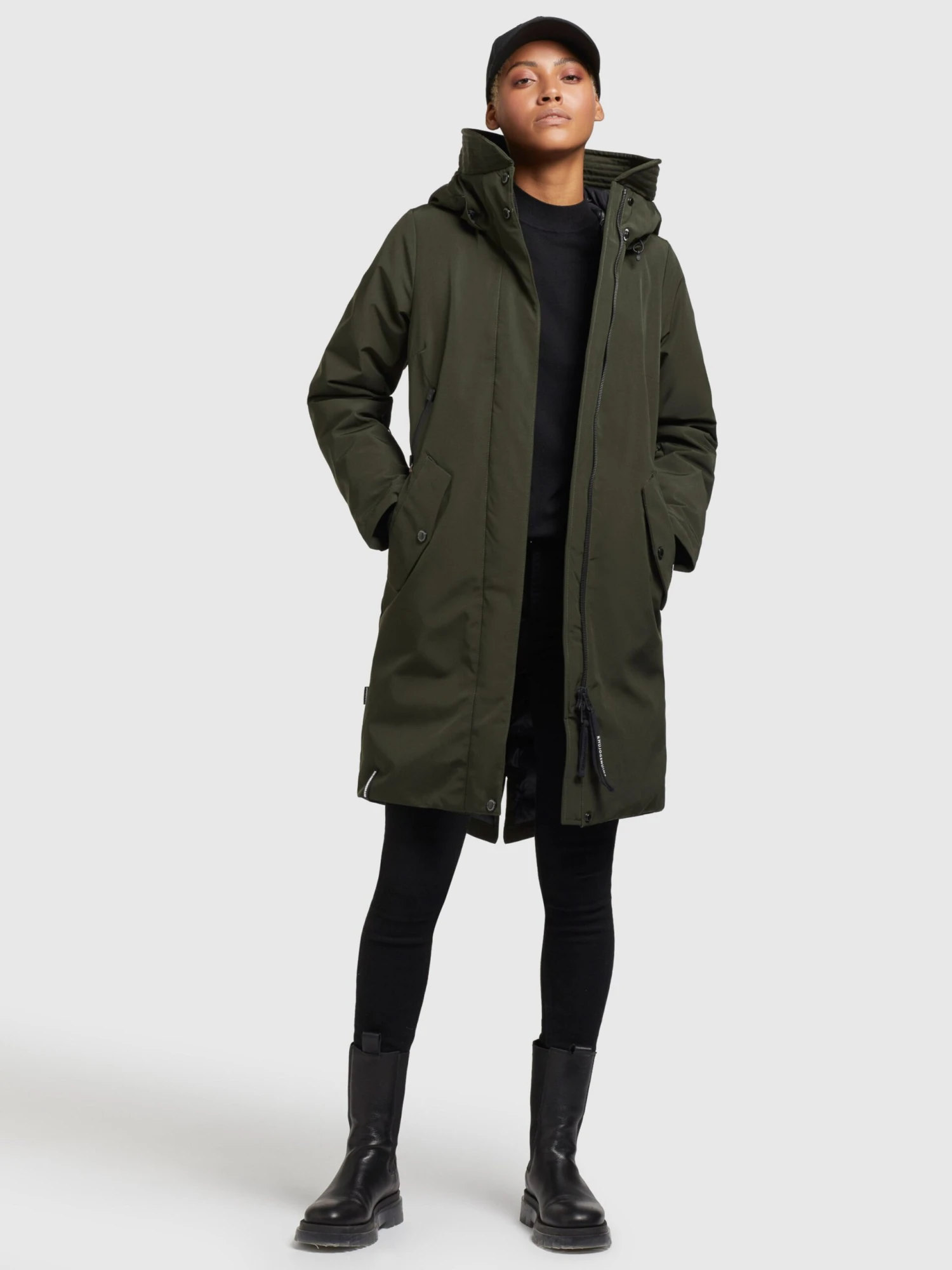 Khujo Manteaux Dhiver Manteau D’hiver Charlyn 3 Femme Kaki 3 Khujo Manteaux Dhiver Manteau D’hiver Charlyn 3 Femme Kaki - Image 3