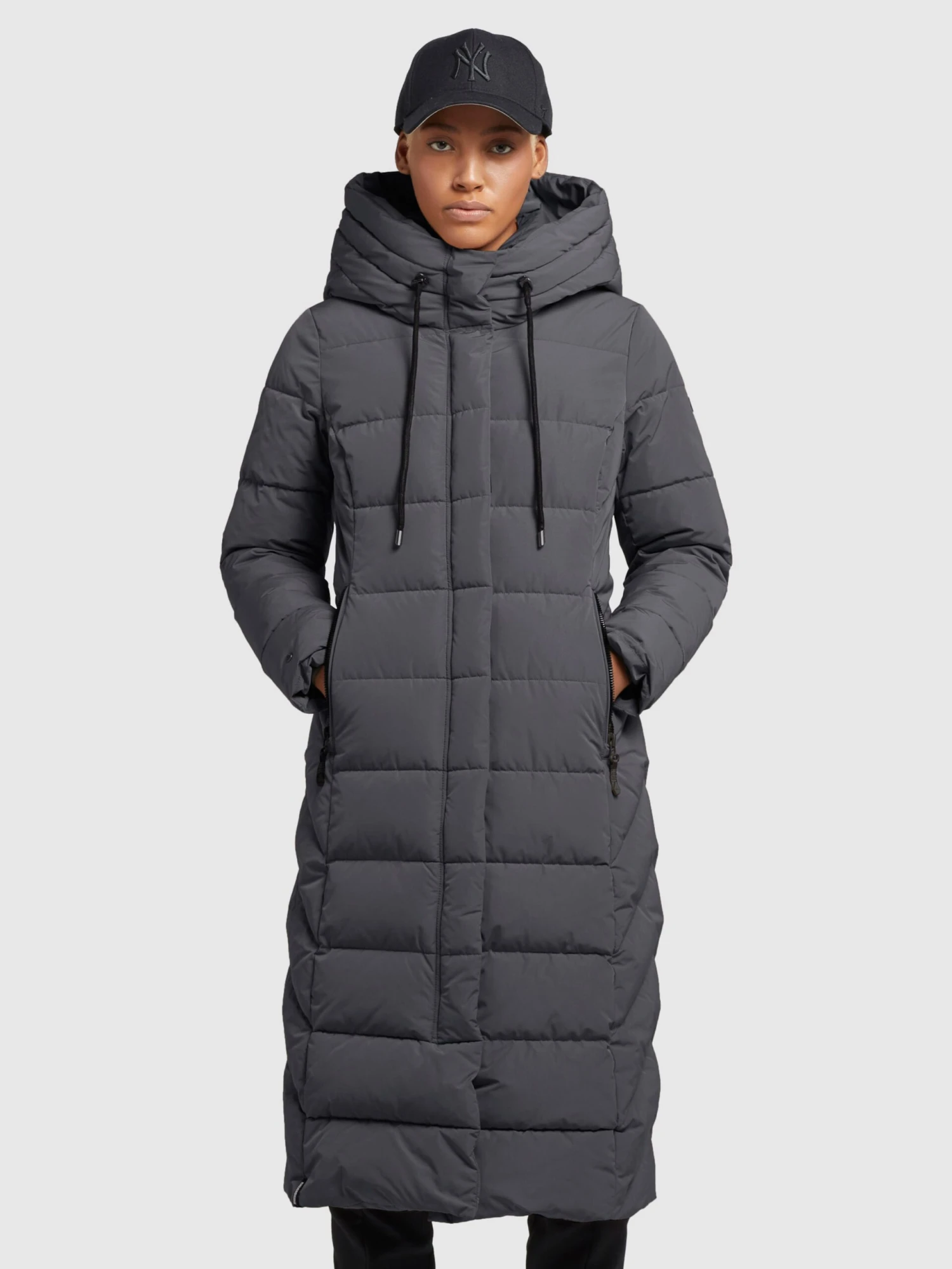 Khujo Manteaux Dhiver Manteau D’hiver Gamber Femme Anthracite 2 Khujo Manteaux Dhiver Manteau D’hiver Gamber Femme Anthracite - Image 2