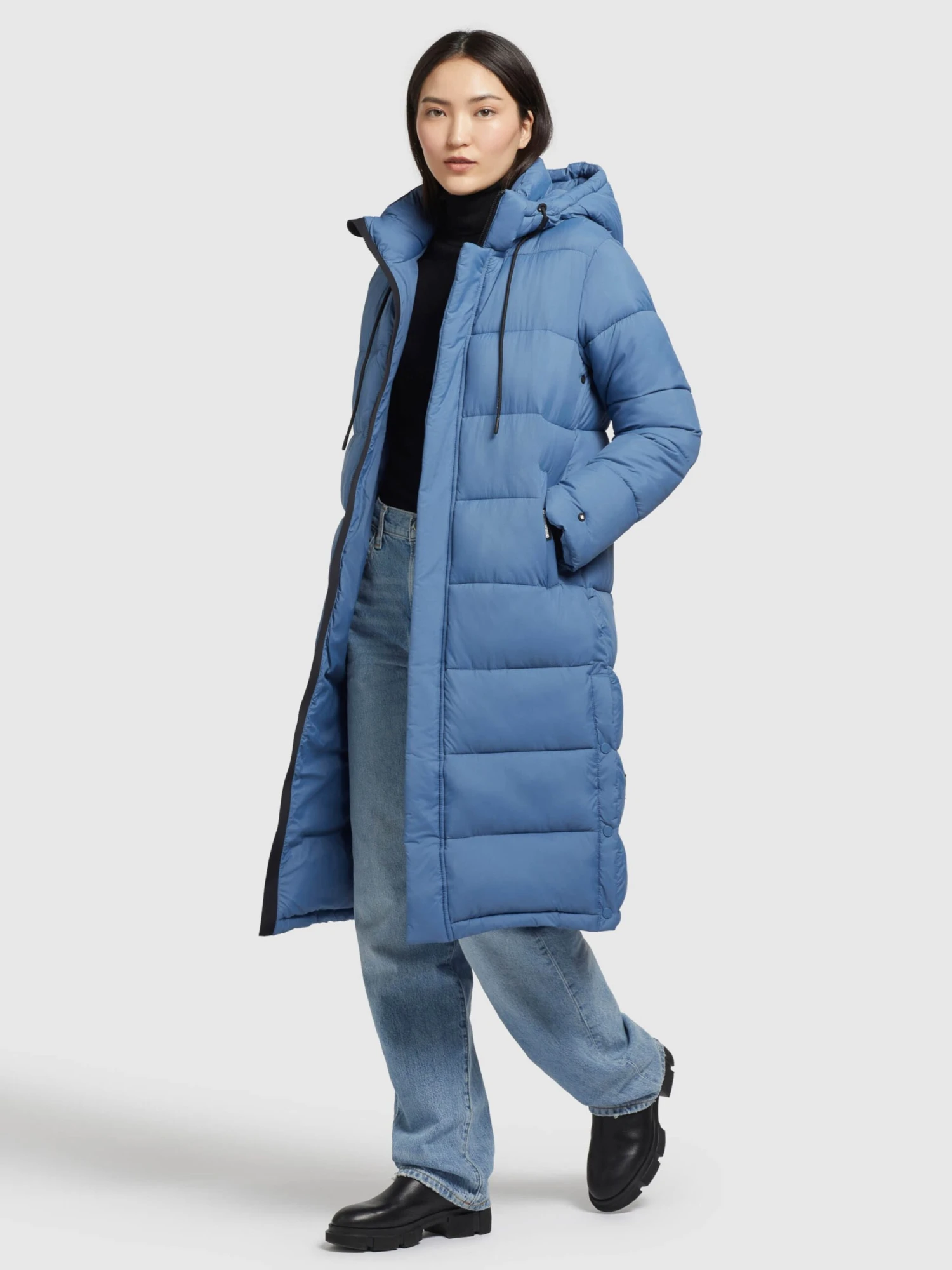 Khujo Manteaux Dhiver Manteau D’hiver Julina Femme Bleu 3 Khujo Manteaux Dhiver Manteau D’hiver Julina Femme Bleu - Image 3