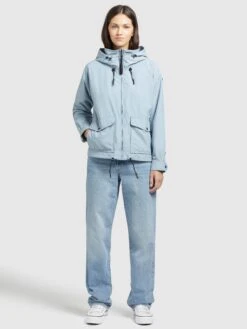 Khujo Vestes De Mi-saison Veste Mi-saison BLAIR Femme Bleu Clair -Khujo Boutique ae196e1a846d2e5f355bbc7362d4f948
