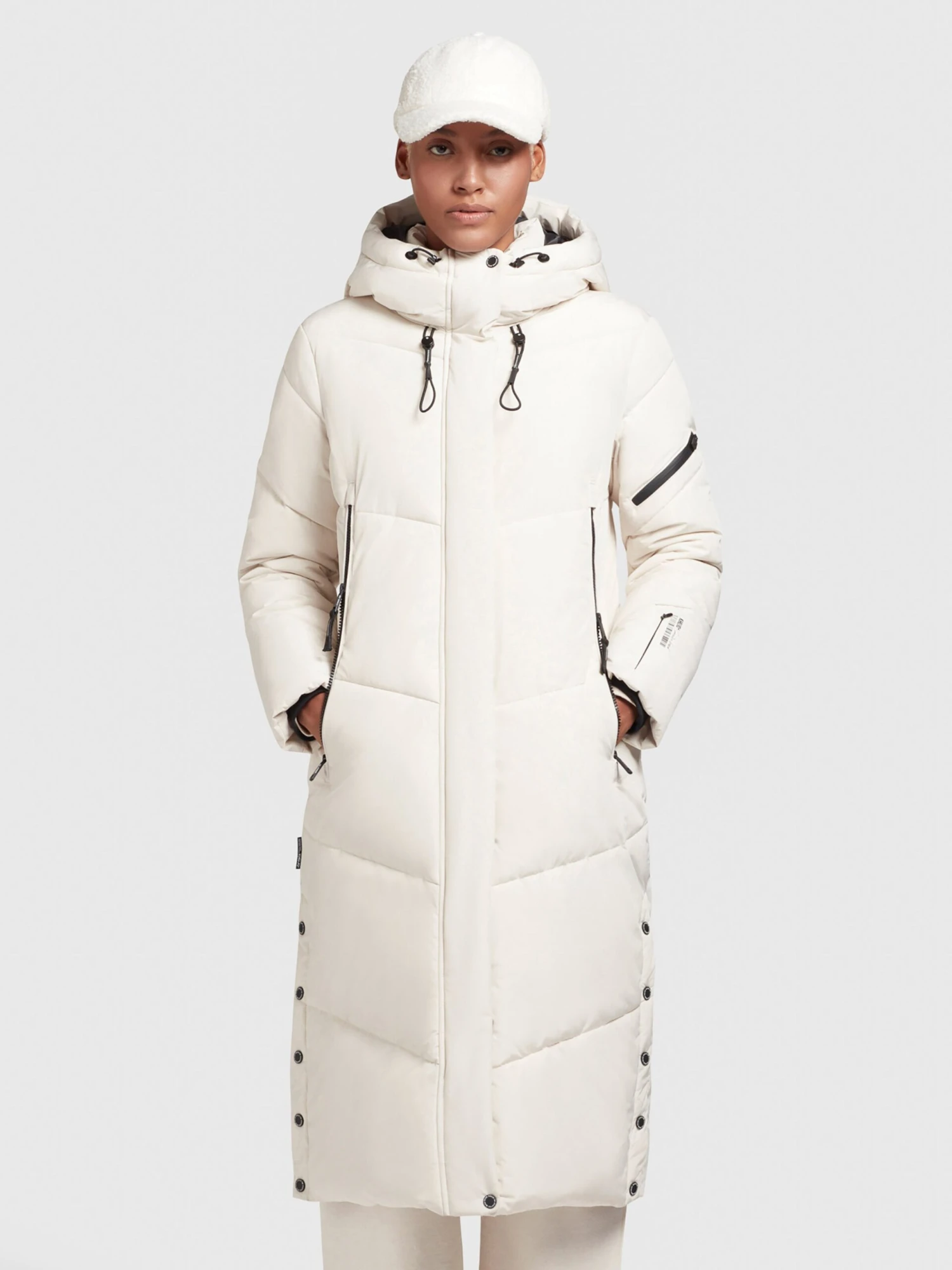 Khujo Manteaux Dhiver Manteau D’hiver Sonje 4 Femme Blanc Cassé 2 Khujo Manteaux Dhiver Manteau D’hiver Sonje 4 Femme Blanc Cassé - Image 2