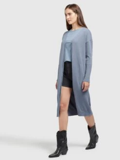 Khujo Gilets Cardigan Elina Femme Bleu 13 Khujo Gilets Cardigan Elina Femme Bleu -Khujo Boutique aef5d483801b54af8aa656c097d6cc5d