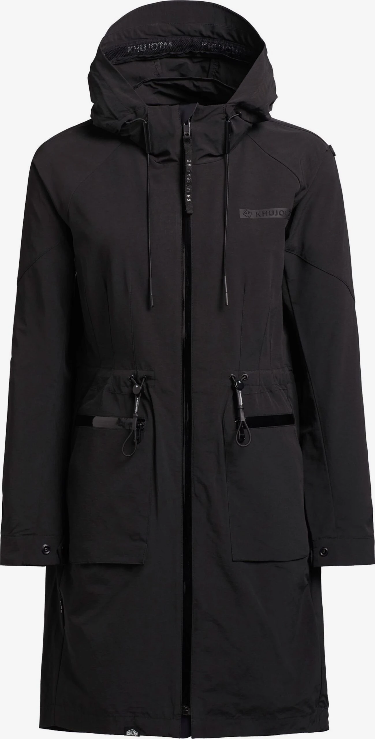 Khujo Parkas Parka Mi-saison Femme Noir 1 Khujo Parkas Parka Mi-saison Femme Noir