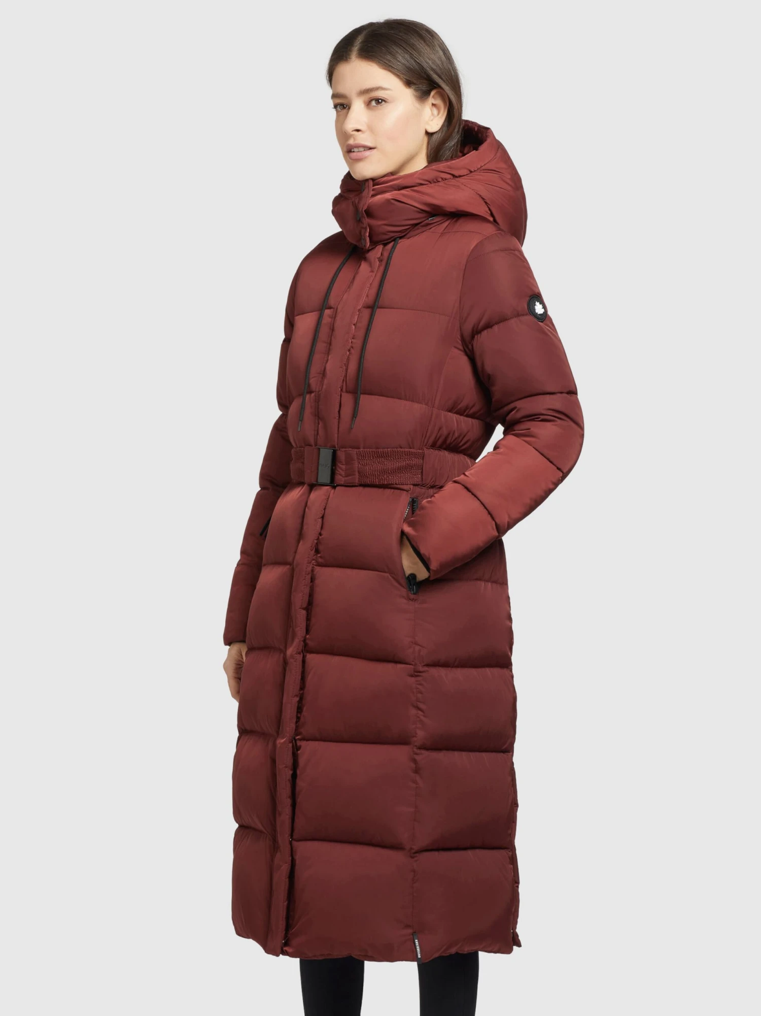Khujo Manteaux Dhiver Manteau D’hiver HAZELLE Femme Rouge Rouille 5 Khujo Manteaux Dhiver Manteau D’hiver HAZELLE Femme Rouge Rouille - Image 5