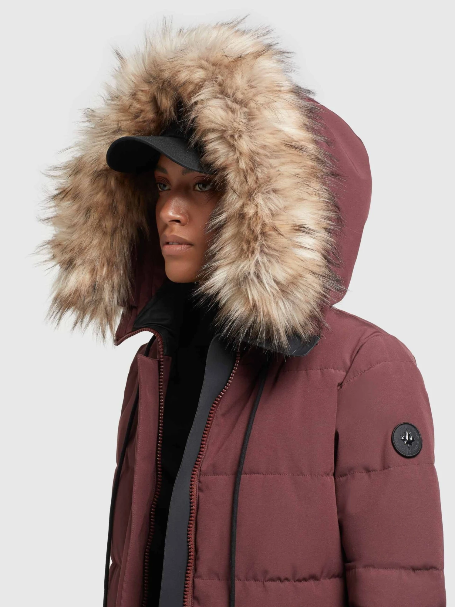 Khujo Manteaux Dhiver Manteau D’hiver Cloren Femme Rouge Foncé 7 Khujo Manteaux Dhiver Manteau D’hiver Cloren Femme Rouge Foncé - Image 7