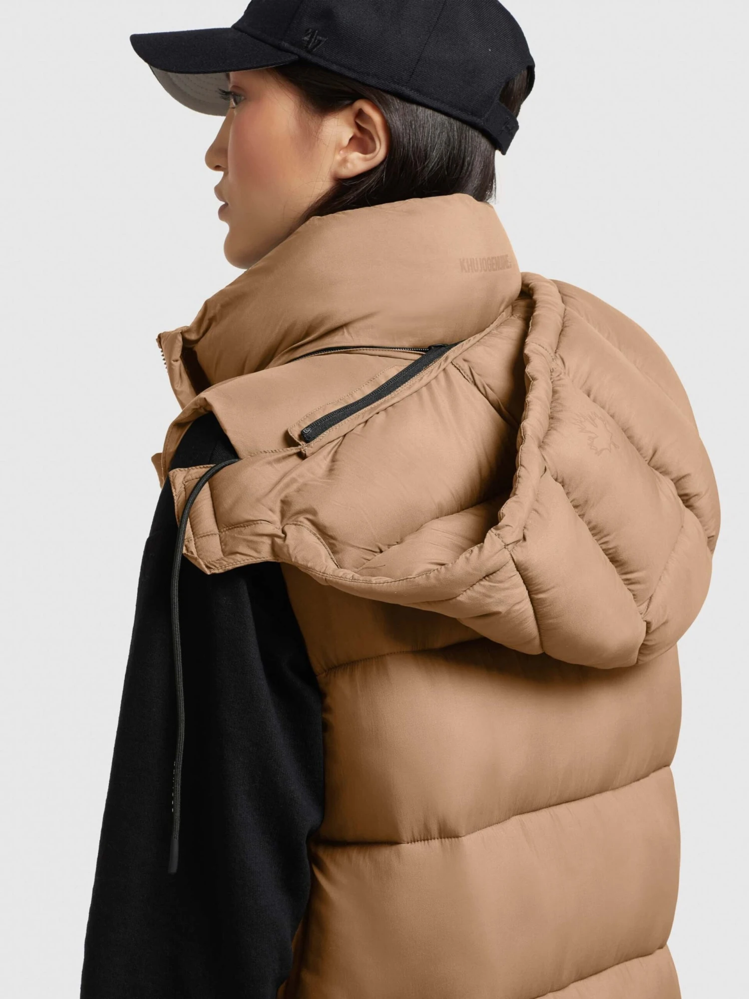 Khujo Vestes Sans Manches Gilet Tourin Femme Noisette 8 Khujo Vestes Sans Manches Gilet Tourin Femme Noisette - Image 8