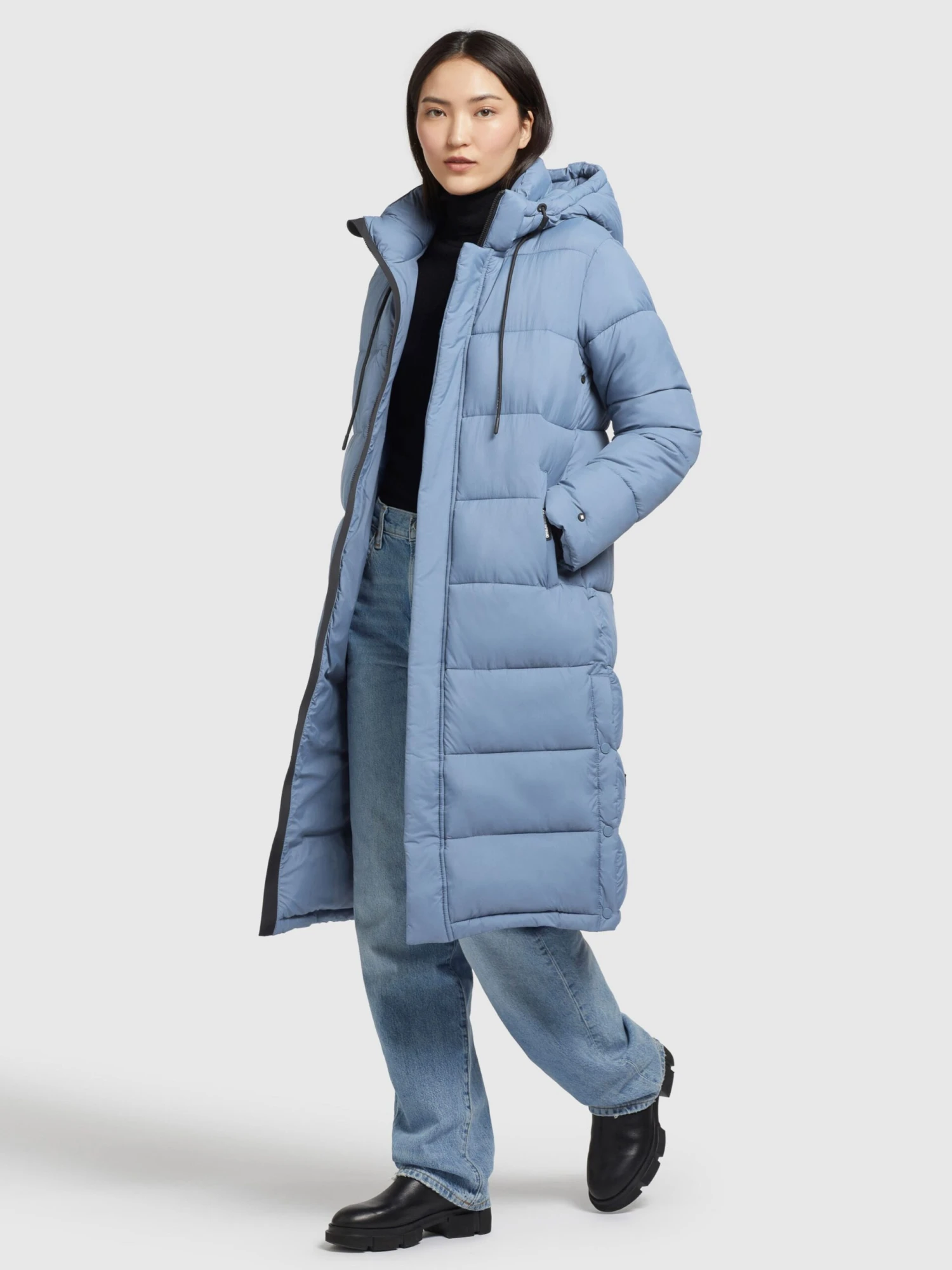 Khujo Manteaux Dhiver Manteau D’hiver Julina Femme Bleu Clair 5 Khujo Manteaux Dhiver Manteau D’hiver Julina Femme Bleu Clair - Image 5