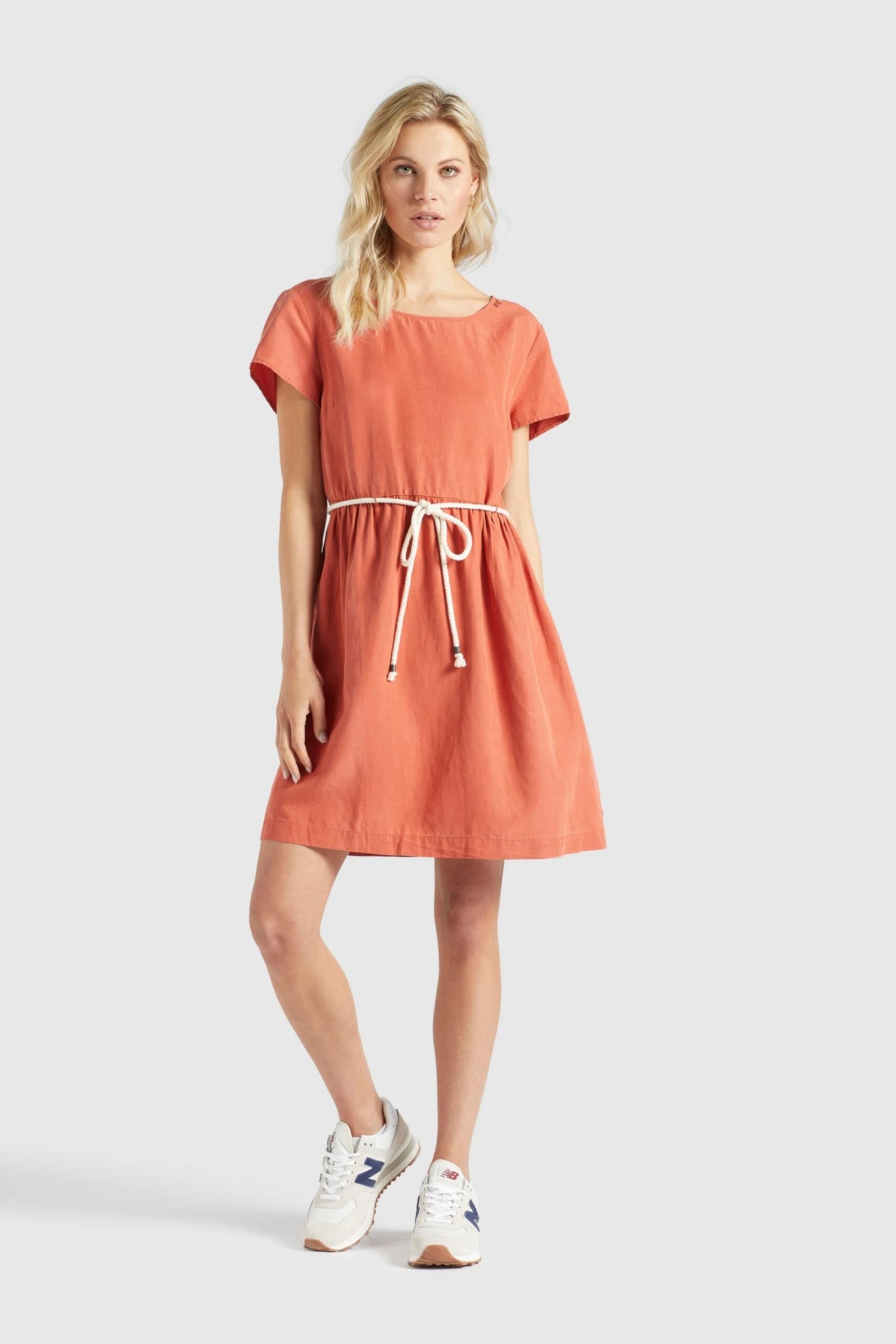 Khujo Mini-robes Robe ASBA Femme Orange 3 Khujo Mini-robes Robe ASBA Femme Orange - Image 3