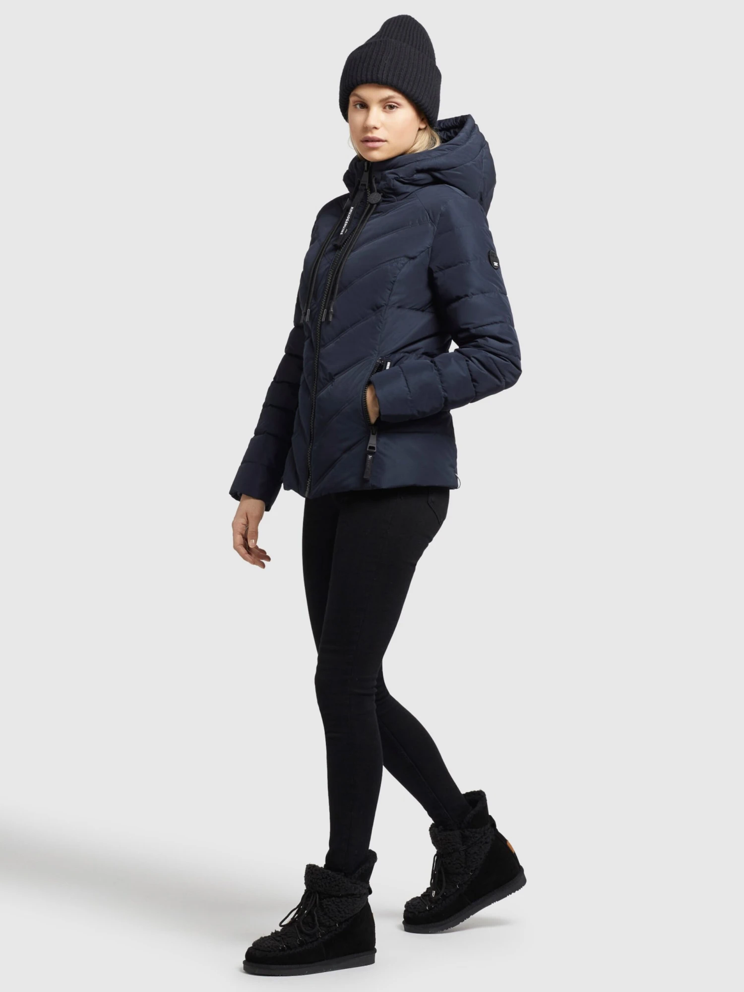 Khujo Vestes De Mi-saison Veste Mi-saison Stern Femme Bleu Foncé 3 Khujo Vestes De Mi-saison Veste Mi-saison Stern Femme Bleu Foncé - Image 3