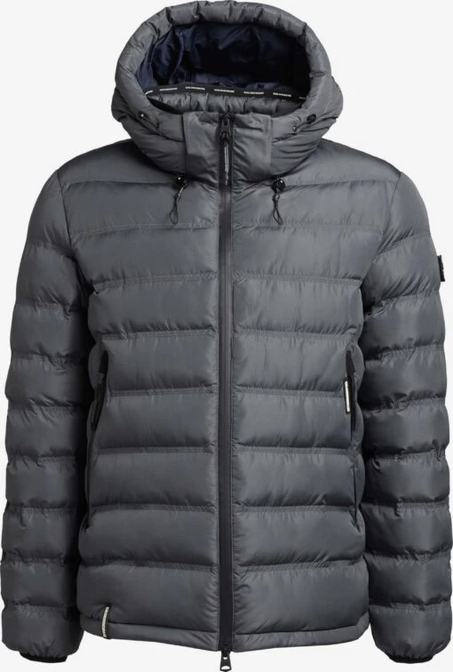 Khujo Vestes Dhiver Veste D’hiver Gamer Homme Anthracite