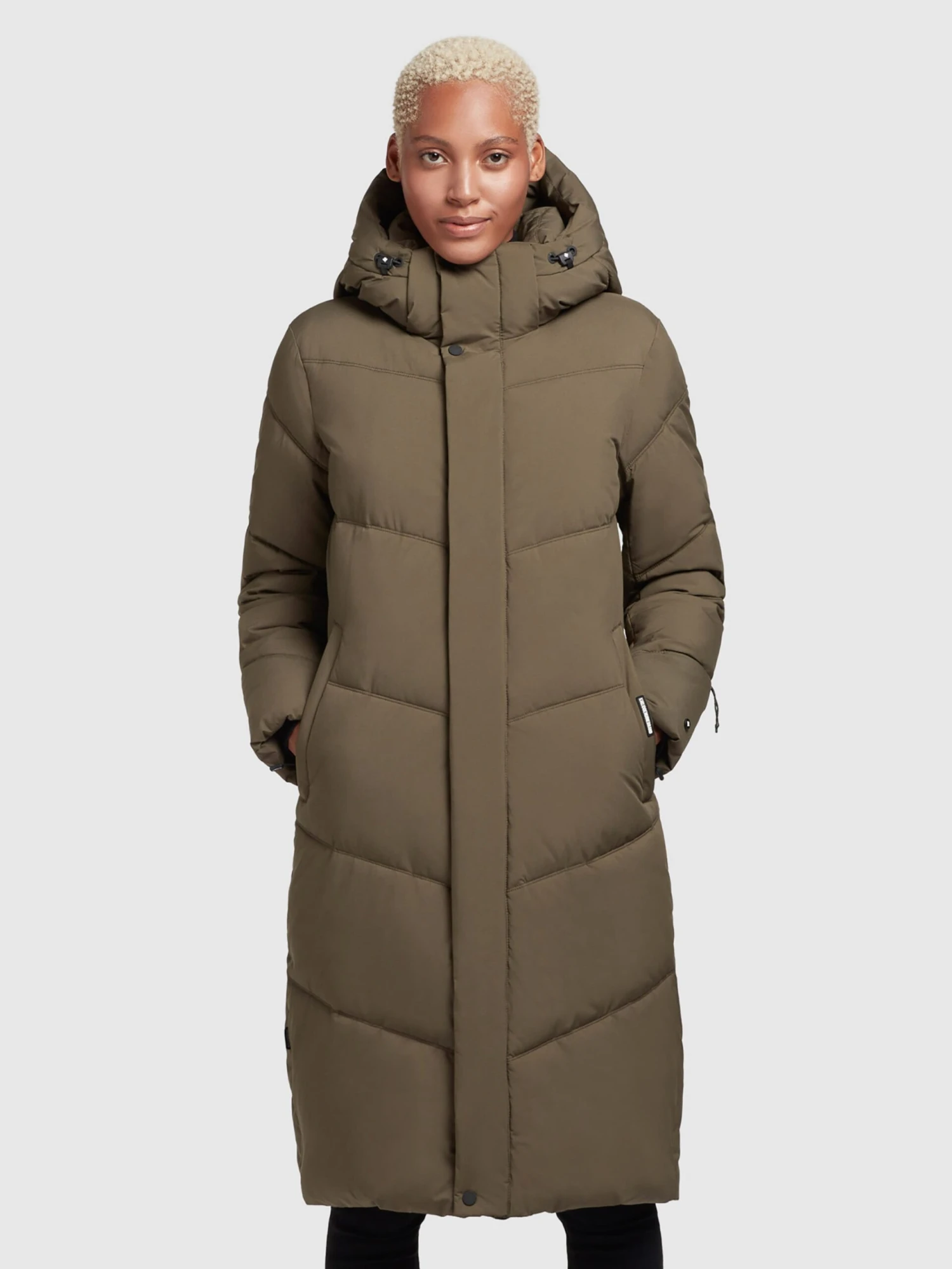 Khujo Manteaux Dhiver Manteau D’hiver Torino2 Femme Kaki 2 Khujo Manteaux Dhiver Manteau D’hiver Torino2 Femme Kaki - Image 2