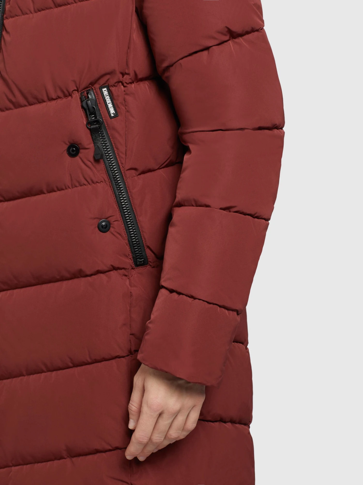 Khujo Manteaux De Mi-saison Manteau Mi-saison Klayd Femme Rouge Foncé 8 Khujo Manteaux De Mi-saison Manteau Mi-saison Klayd Femme Rouge Foncé - Image 8