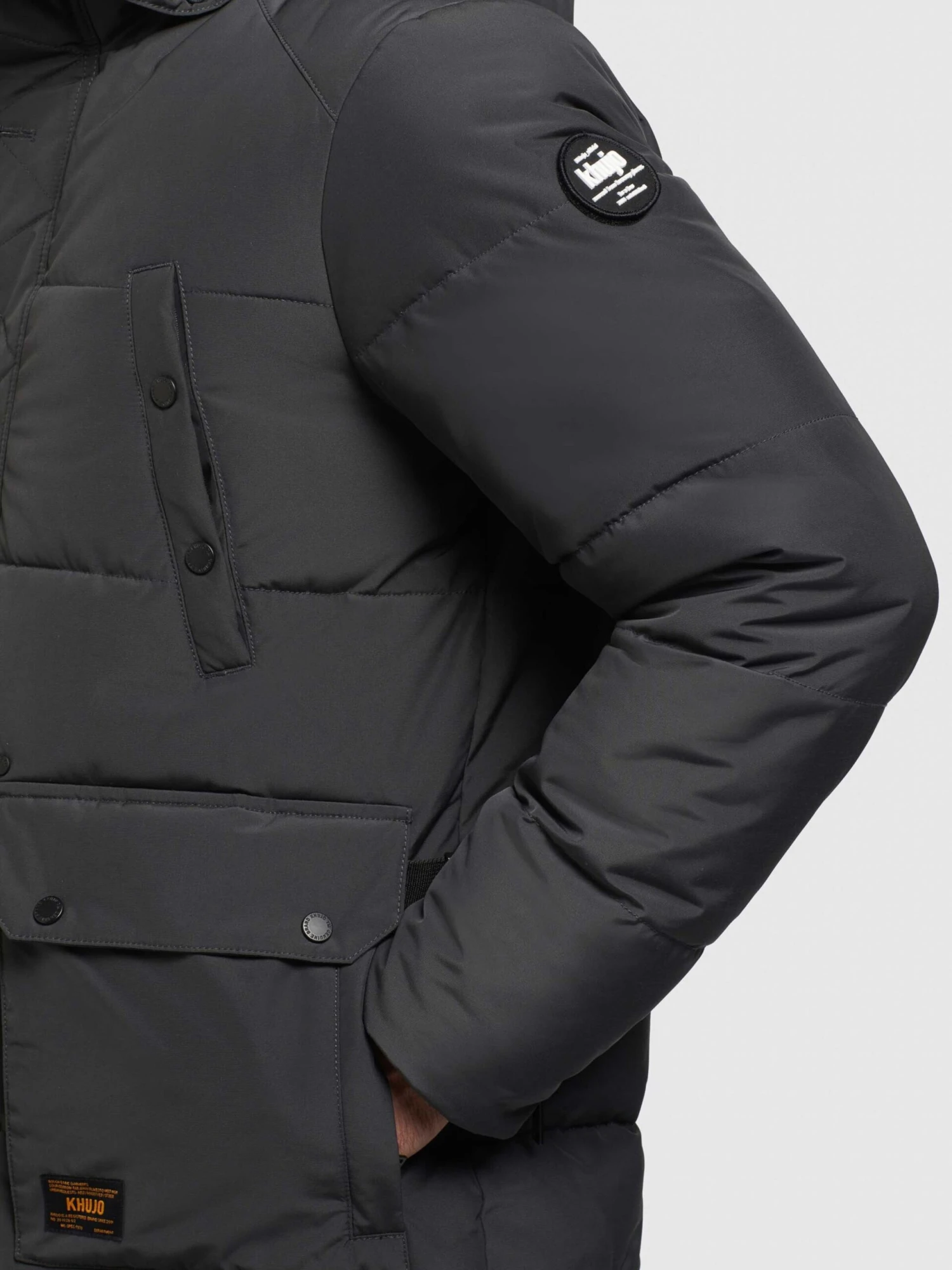 Khujo Vestes Dhiver Veste D’hiver Primero Homme Gris Foncé 7 Khujo Vestes Dhiver Veste D’hiver Primero Homme Gris Foncé - Image 7