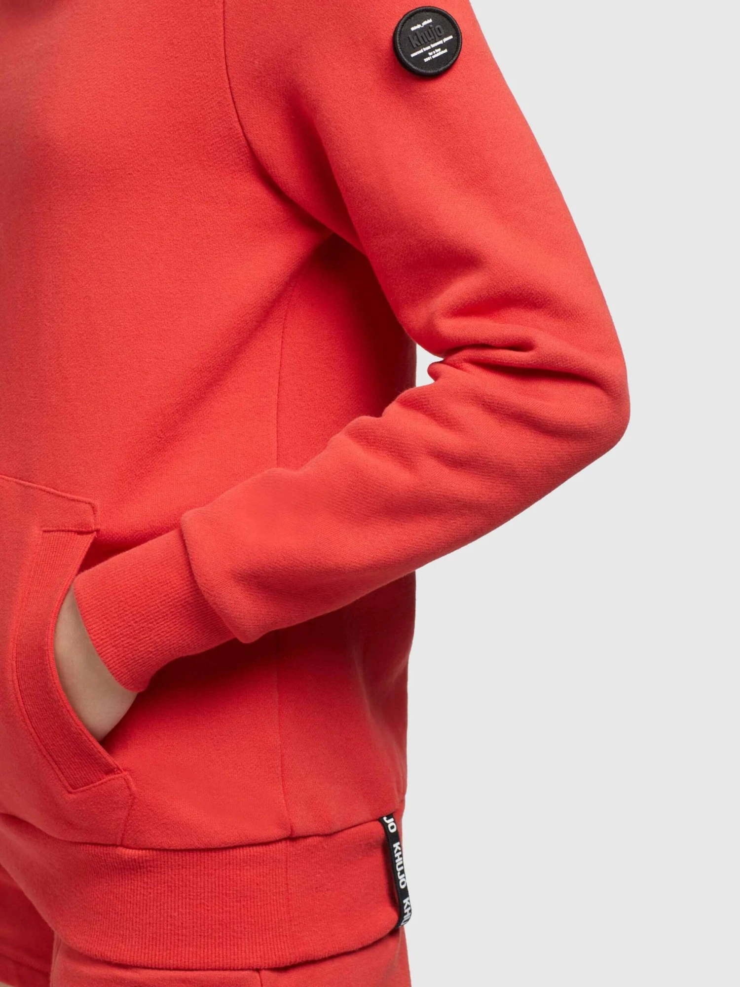 Khujo Sweats à Capuche Sweat-shirt Rhabea Femme Rouge Orangé 7 Khujo Sweats à Capuche Sweat-shirt Rhabea Femme Rouge Orangé - Image 7
