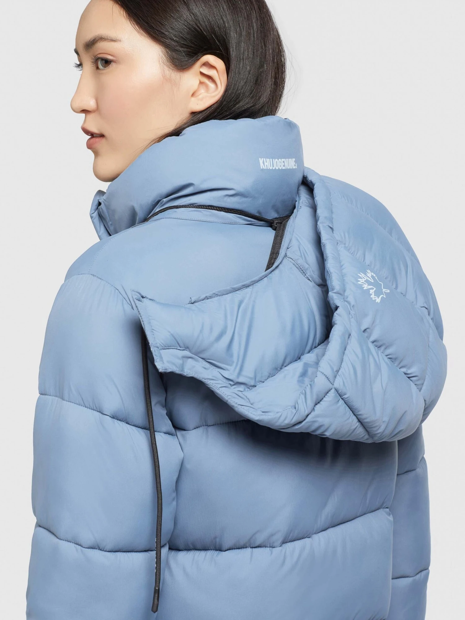 Khujo Manteaux Dhiver Manteau D’hiver Julina Femme Bleu Clair 7 Khujo Manteaux Dhiver Manteau D’hiver Julina Femme Bleu Clair - Image 7