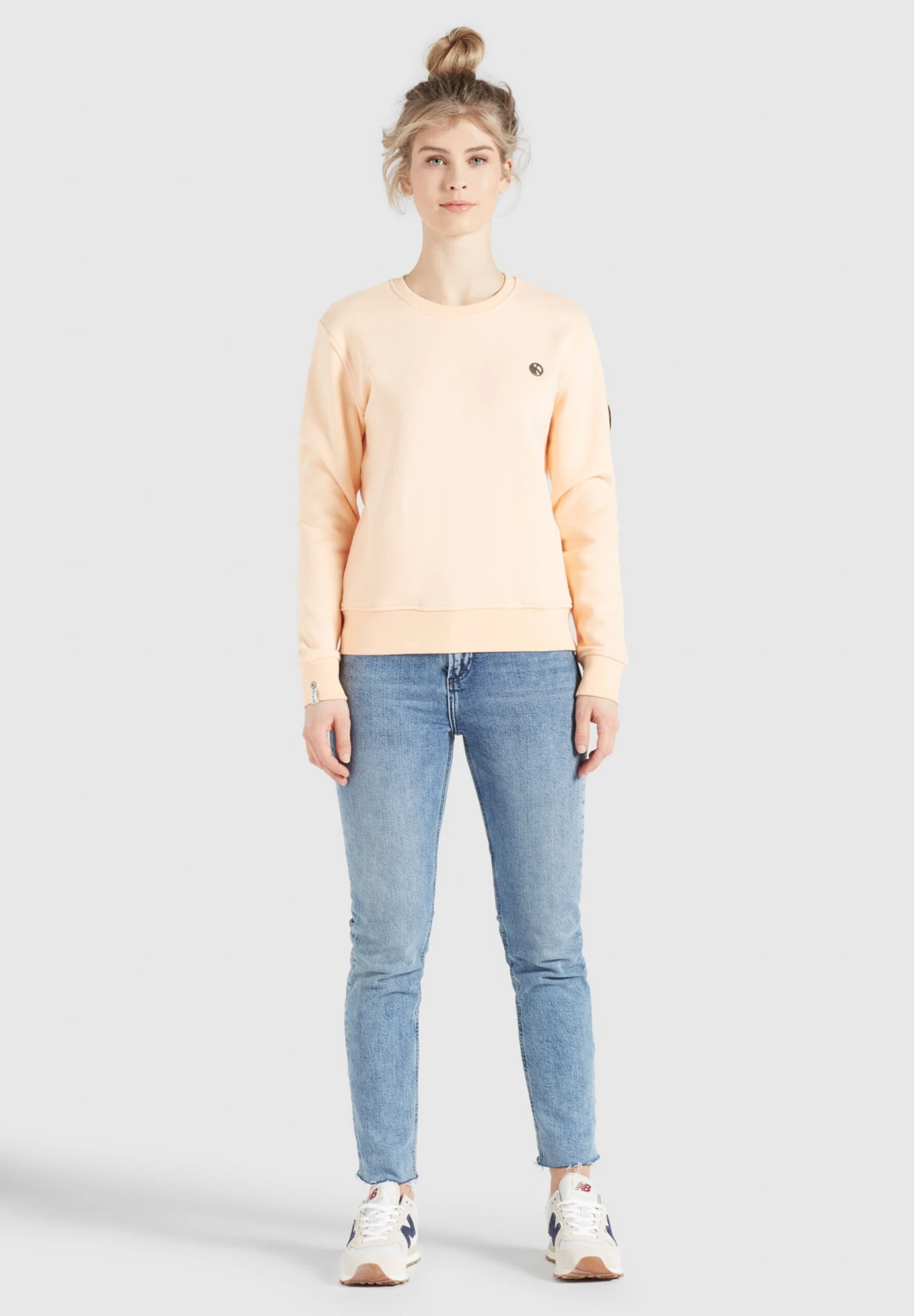 Khujo Sweats Sweat-shirt Lisel Femme Abricot 3 Khujo Sweats Sweat-shirt Lisel Femme Abricot - Image 3