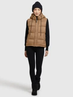 Khujo Vestes Sans Manches Gilet Eden Femme Noisette 10 Khujo Vestes Sans Manches Gilet Eden Femme Noisette -Khujo Boutique b529dacb07e8ea1540cd08f521c017a2